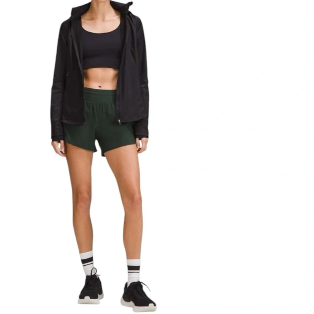 lululemon athletica Women's Dark Green Athletic Shorts